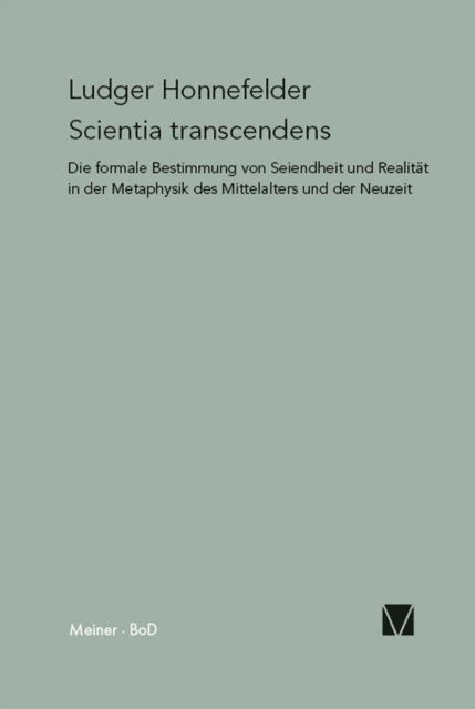 Ludger Honnefelder - Scientia transcendens, E-bok