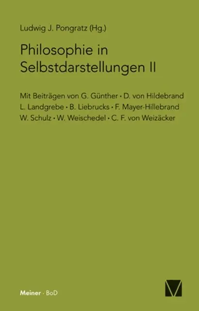 Ludwig J. Pongratz - Philosophie in Selbstdarstellungen II, E-bok. Tillgänglighet: Lägg i varukorg