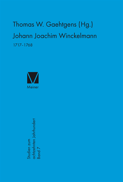 Thomas Gaehtgens - Johann Joachim Winckelmann (1717–1768), E-bok