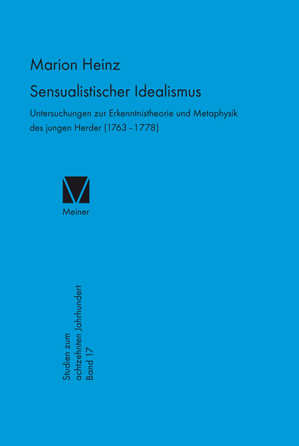 Marion Heinz - Sensualistischer Idealismus, E-bok