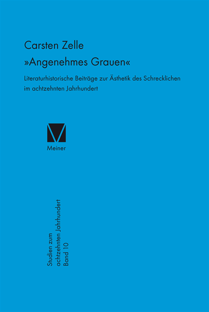 Carsten Zelle - »Angenehmes Grauen«, E-bok