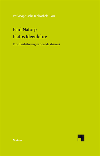 Paul Natorp - Platos Ideenlehre, E-bok