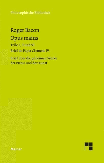 Roger Bacon, Nikolaus Egel - Opus maius, E-bok