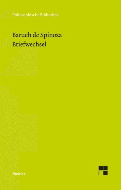 Baruch de Spinoza, Wolfgang Bartuschat - Briefwechsel, E-bok