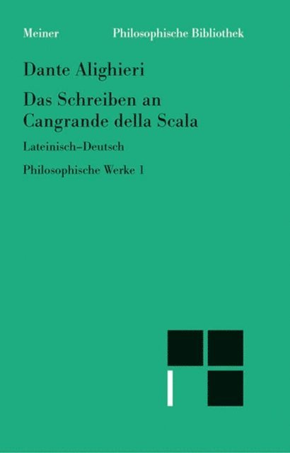 Dante Alighieri, Thomas Ricklin - Das Schreiben an Cangrande della Scala, E-bok