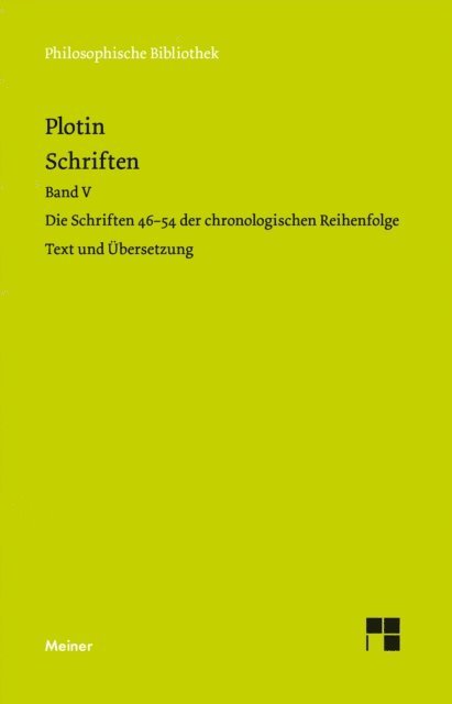 Plotin - Schriften. Band V, E-bok