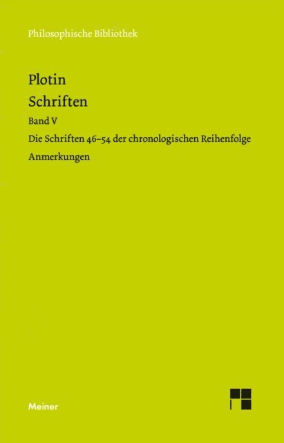 Plotin - Schriften. Band V, E-bok