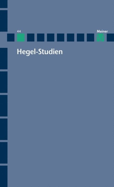 Ludwig Siep, Walter Jaeschke - Hegel-Studien Band 44, E-bok