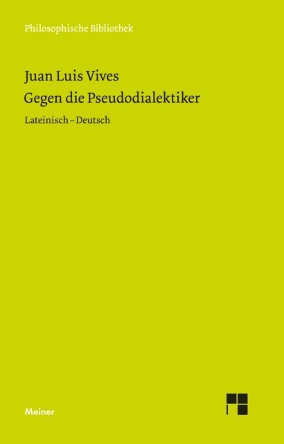 Juan Luis Vives, Nikolaus Egel - Gegen die Pseudodialektiker, E-bok