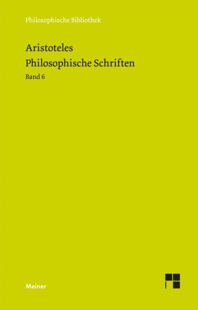 Aristoteles - Philosophische Schriften. Band 6, E-bok