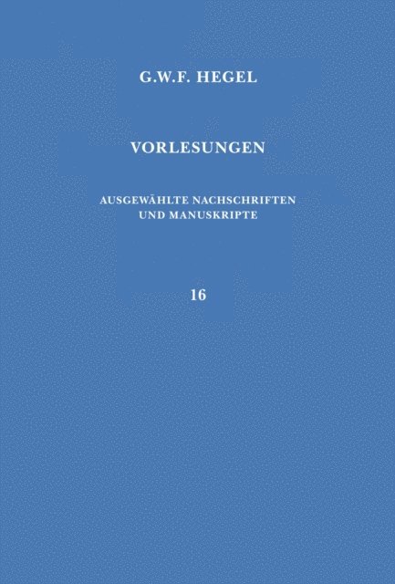 Georg Wilhelm Friedrich Hegel, Hoo Nam Seelmann, Martin Bondeli - Vorlesungen über die Philosophie der Natur, E-bok