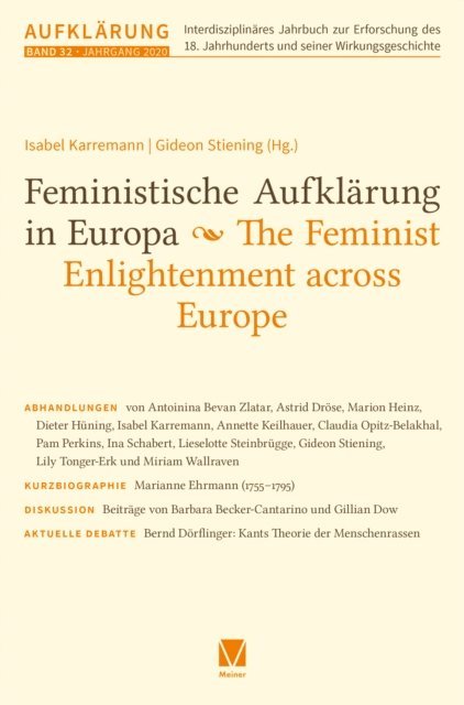 Friedrich Vollhardt, Gideon Stiening, Martin Mulsow - Feministische Aufklarung in Europa / The Feminist Enlightenment across Europe, E-bok