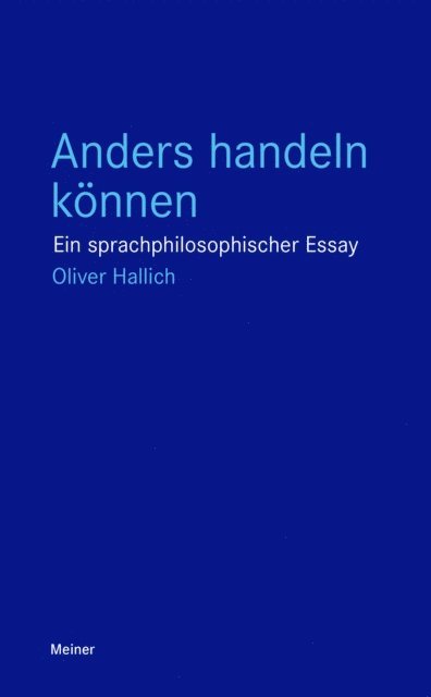 Oliver Hallich - Anders handeln können, E-bok
