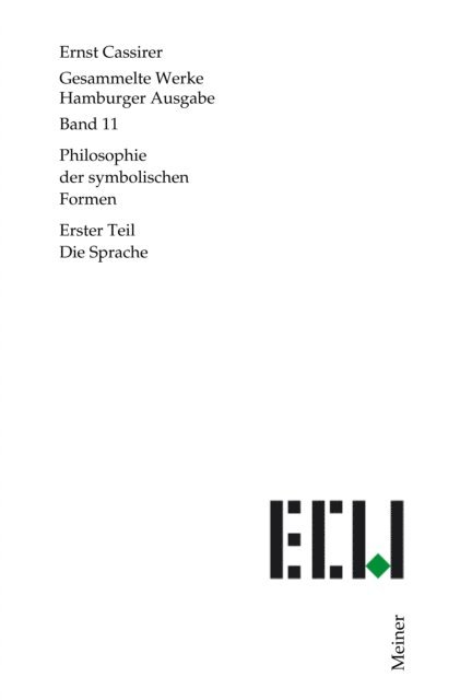 Ernst Cassirer, Birgit Recki - Philosophie der symbolischen Formen. Erster Teil, E-bok
