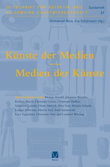 Eva Schurmann, Emmanuel Alloa - Kunste der Medien / Medien der Kunste, E-bok