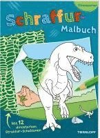 Schraffur-Malbuch. Dinosaurier, Häftad