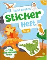Mein erstes Stickerheft. Dinos, Häftad
