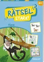 Rätselstark. Tiere, Häftad. Tillgänglighet: Lägg i varukorg