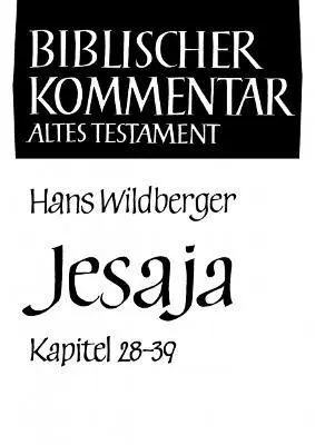 Hans Wildberger - Jesaja (Kapitel 28-39), Häftad. Tillgänglighet: Kommande