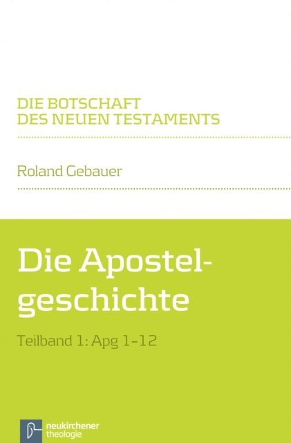 Roland Gebauer - Die Apostelgeschichte, E-bok
