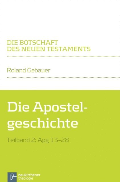 Roland Gebauer - Die Apostelgeschichte, E-bok
