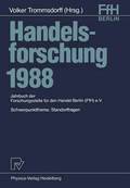 Handelsforschung 1988