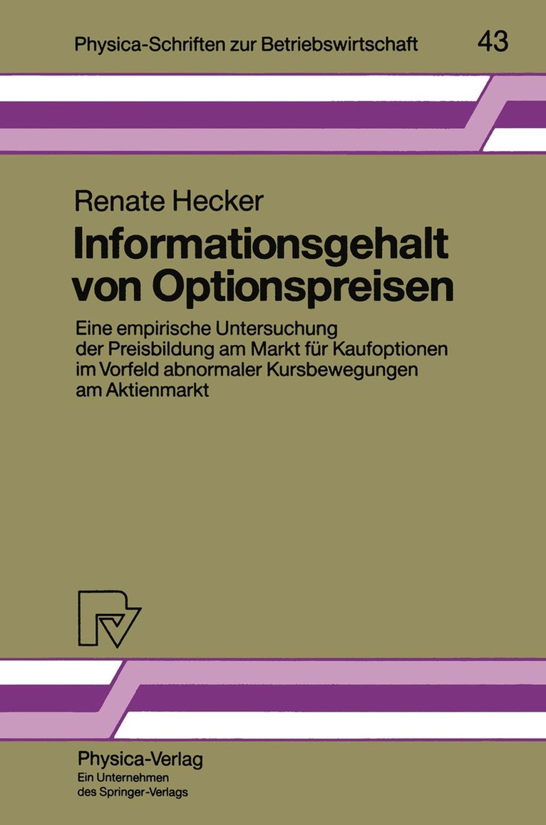 Informationsgehalt von Optionspreisen