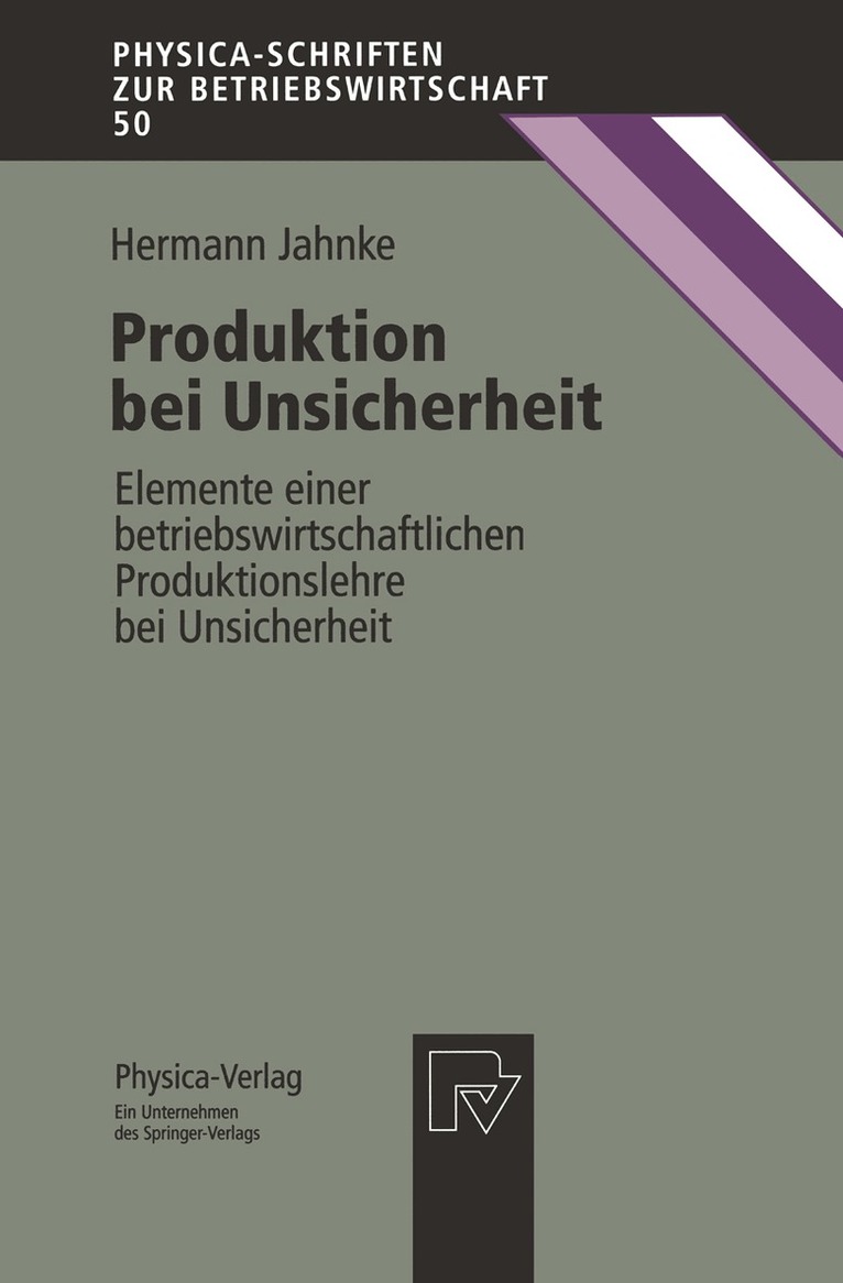 Hermann Jahnke - Produktion bei Unsicherheit, Häftad. Tillgänglighet: Lägg i varukorg
