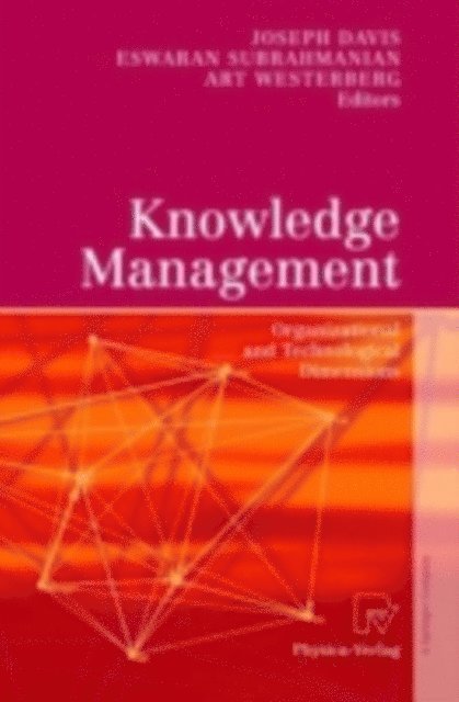 Art Westerberg, Eswaran Subrahmanian, Joseph Davis - Knowledge Management, E-bok