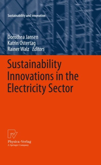 Rainer Walz, Katrin Ostertag, Dorothea Jansen - Sustainability Innovations in the Electricity Sector, E-bok