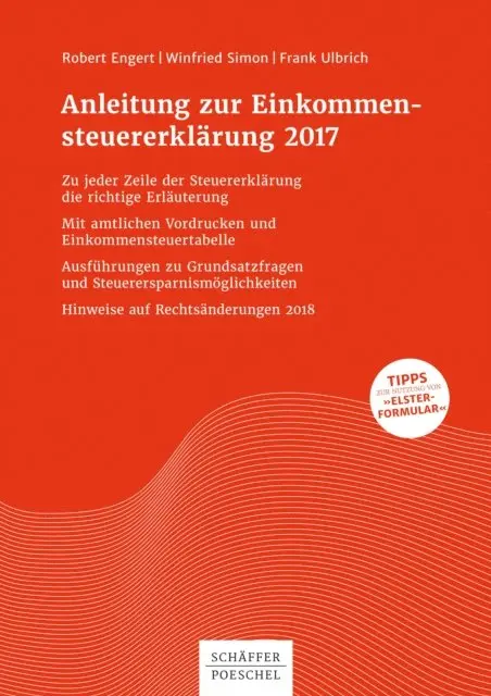 Frank Ulbrich, Winfried Simon, Robert Engert - Anleitung zur Einkommensteuererklärung 2017, E-bok. Tillgänglighet: Lägg i varukorg