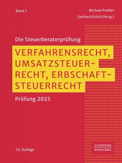 Gerhard Girlich, Michael Preier - Verfahrensrecht, Umsatzsteuerrecht, Erbschaftsteuerrecht, E-bok