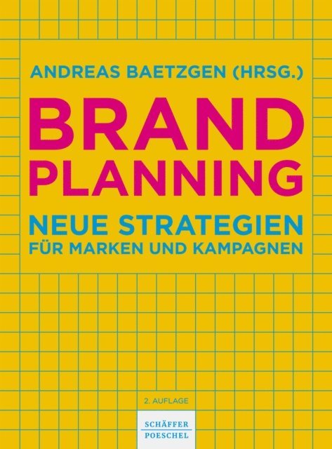 Andreas Baetzgen - Brand Planning, E-bok