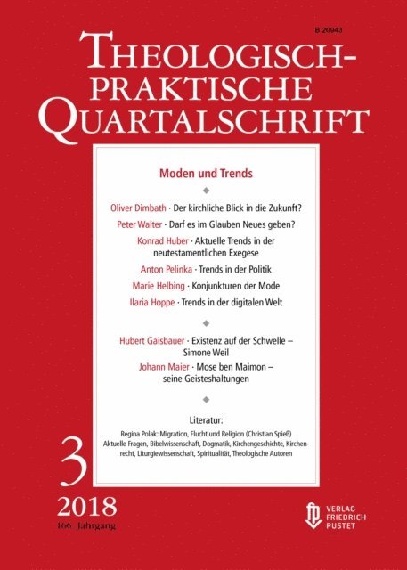 Die Professoren u. Professorinnen der Fakultat fur Theologie der Kath. Privat-Universitat Linz - Moden und Trends, E-bok. Tillgänglighet: Lägg i varukorg