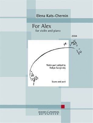 For Alex for Violin and Piano, Häftad