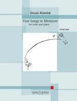 Mamlok: Four Songs in Miniature for Voice and Piano, Häftad
