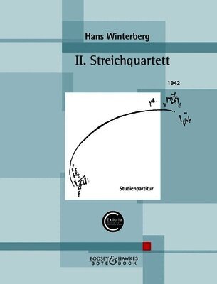 Winterberg: II. Streichquartett String Quartet Study Score, Häftad