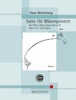 Winterberg: Suite for Blaserquintett for Flute, Oboe, Clarinet, Horn in F, Bassoon Score, Häftad
