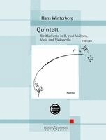Quintett für Klarinette, 2 Violinen, Viola und Violoncello. Partitur, Övrigt