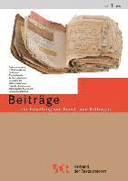 Schnell &. Steiner - Vdr-Beitrage Zur Erhaltung Von Kunst- Und Kulturgut, Heft 1/2013: Heft 1/2013, Häftad