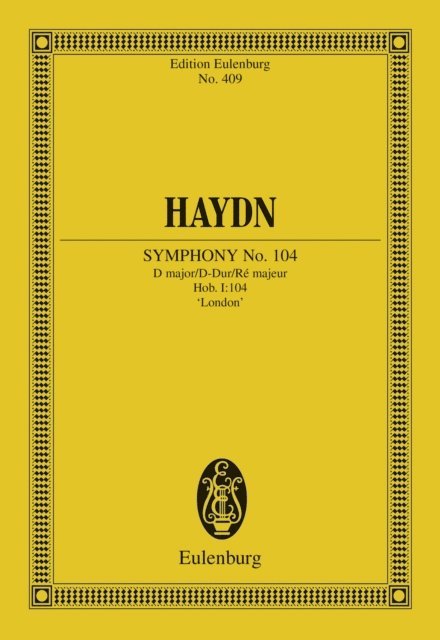 Joseph Haydn, Harry Newstone - Symphony No. 104 D major, E-bok