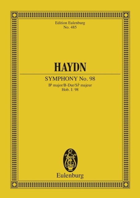 Joseph Haydn, Harry Newstone - Symphony No. 98 Bb major, E-bok