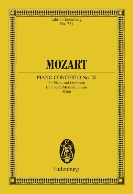 Wolfgang Amadeus Mozart, Paul Badura-Skoda - Piano Concerto No. 20 D minor, E-bok