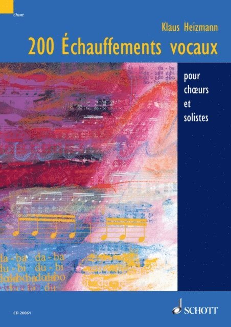 Klaus Heizmann - 200 Échauffements vocaux, E-bok