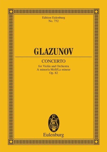 Alexander Glazunov - Violin Concerto A minor, E-bok