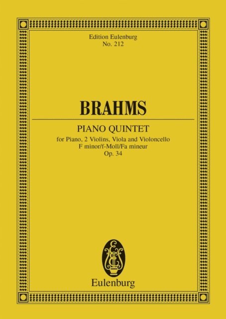 Johannes Brahms, Wilhelm Altmann - Piano Quintet F minor, E-bok