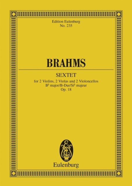 Johannes Brahms, Wilhelm Altmann - Sextet Bb major, E-bok