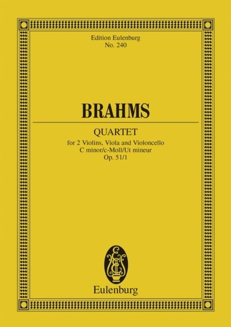 Johannes Brahms, Wilhelm Altmann - String Quartet C minor, E-bok