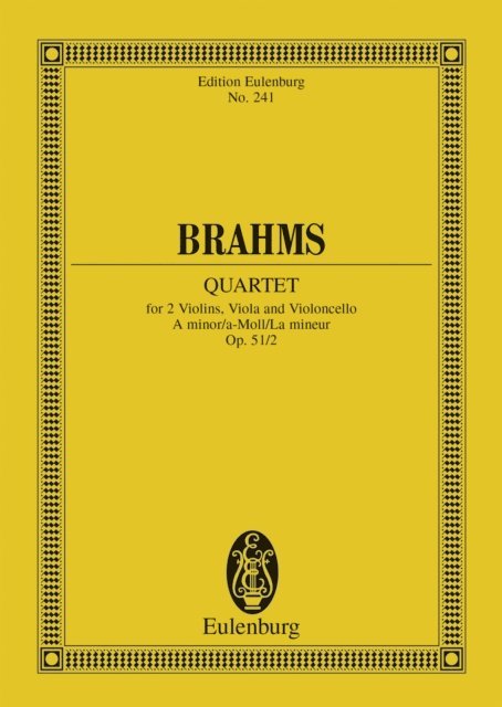 Johannes Brahms, Wilhelm Altmann - String Quartet A minor, E-bok