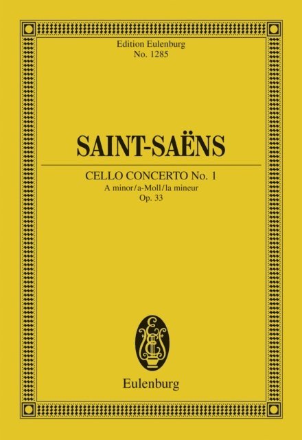 Camille Saint-Saens - Cello Concerto No. 1 A minor, E-bok